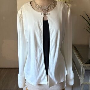 White Holiday Cardi🤍